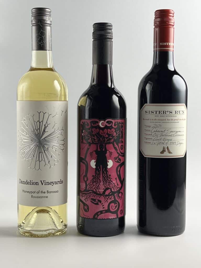 Hyde Park Fine Wines photo of three wine bottles from Australia