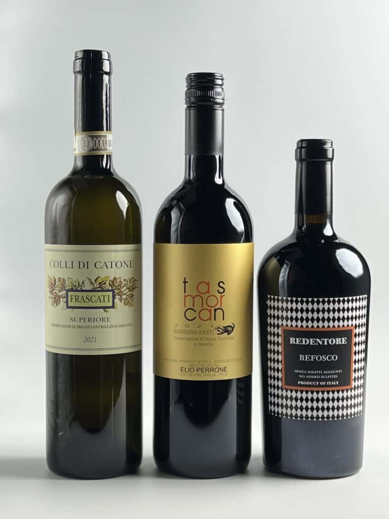 Hyde Park Fine Wines photo of three bottles of wine from Italy