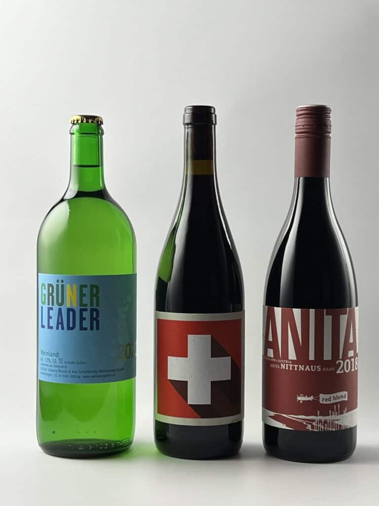 Hyde Park Fine Wines photo of three bottles of wine from Austria